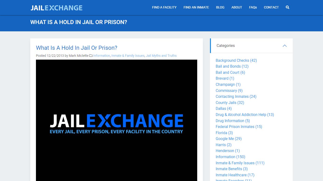 What Is A Hold In Jail Or Prison? | JailExchange