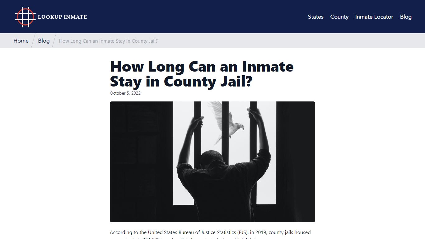 How Long Can an Inmate Stay in County Jail? - Lookup Inmate